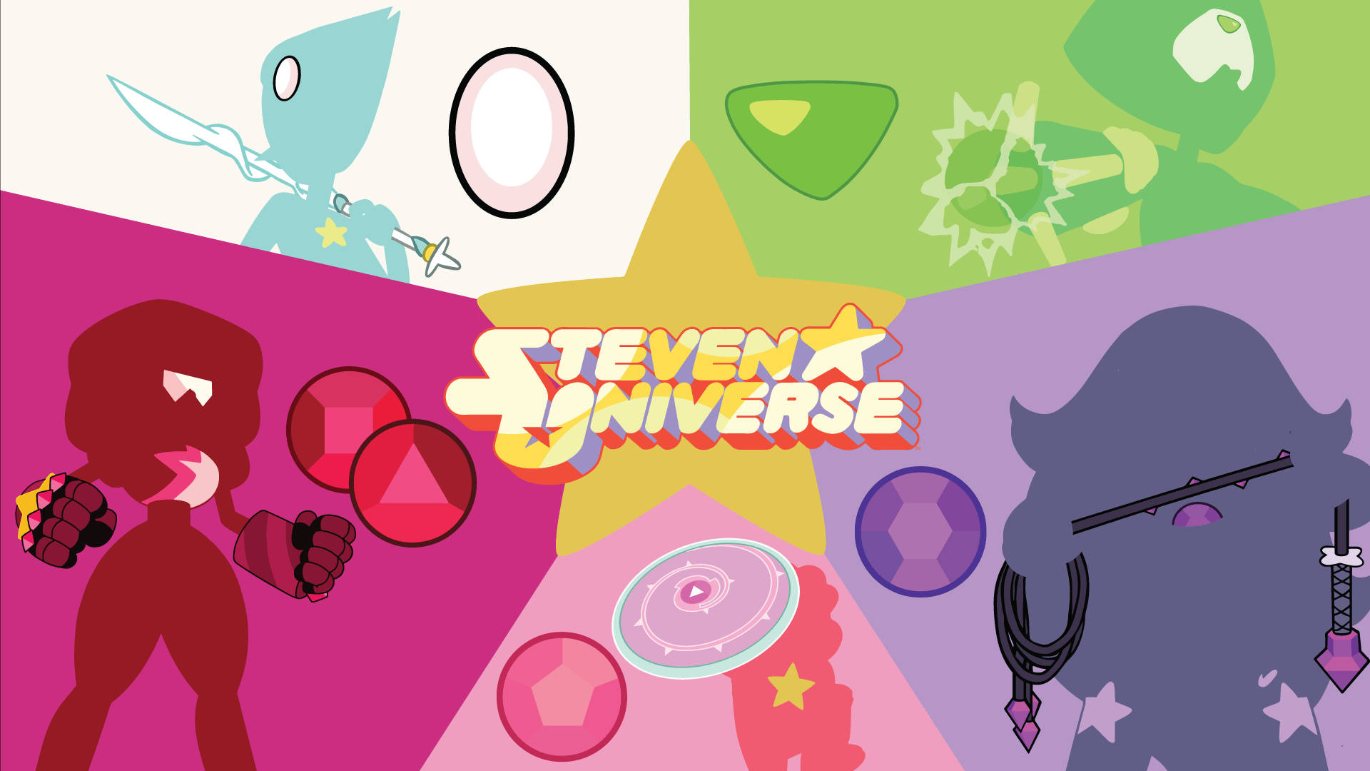 Crystal Gems From Steven Universe Wallpaper