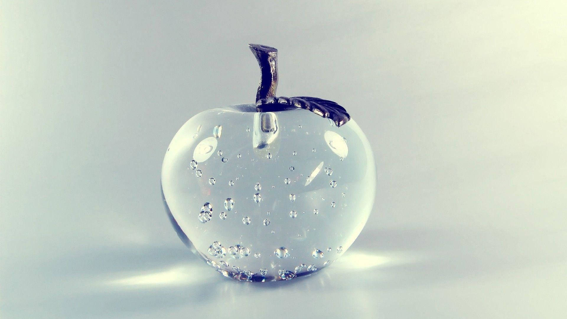 Crystal Glass Apple