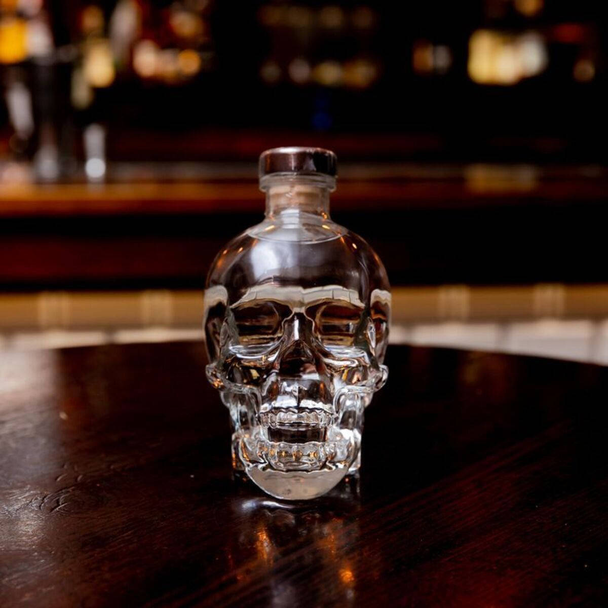 Crystal Head Vodka On An Oak Table Picture