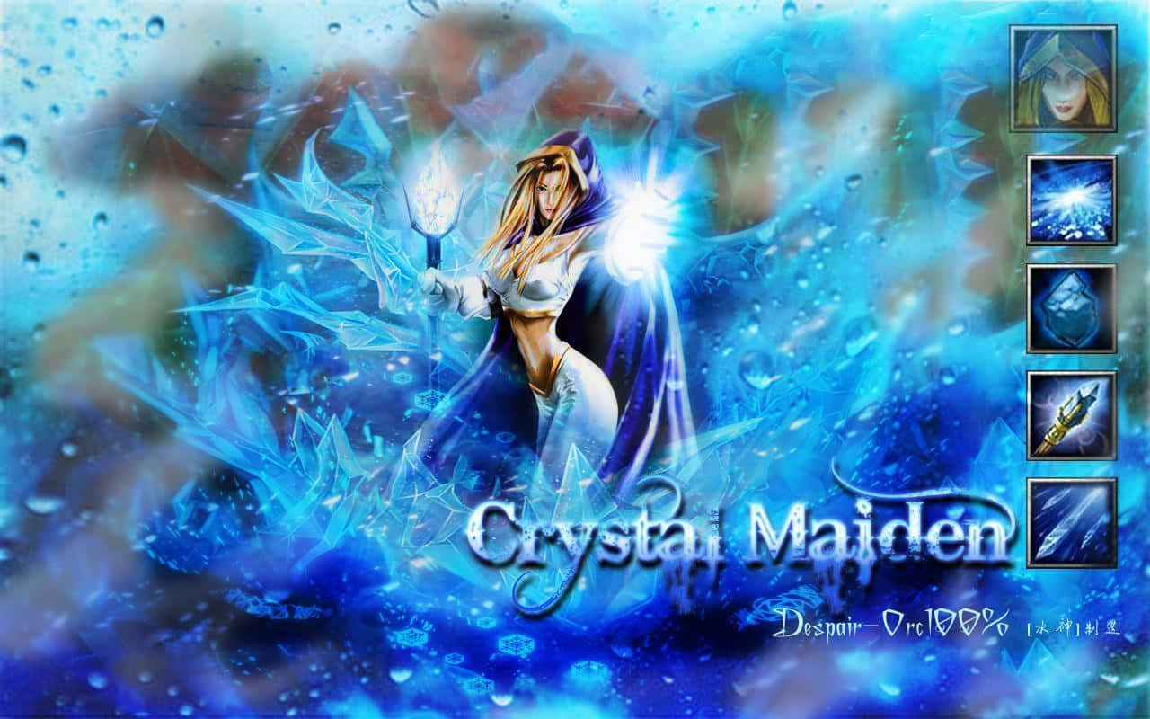 Crystalmaiden - La Maga De Hielo De Dota 2 Fondo de pantalla
