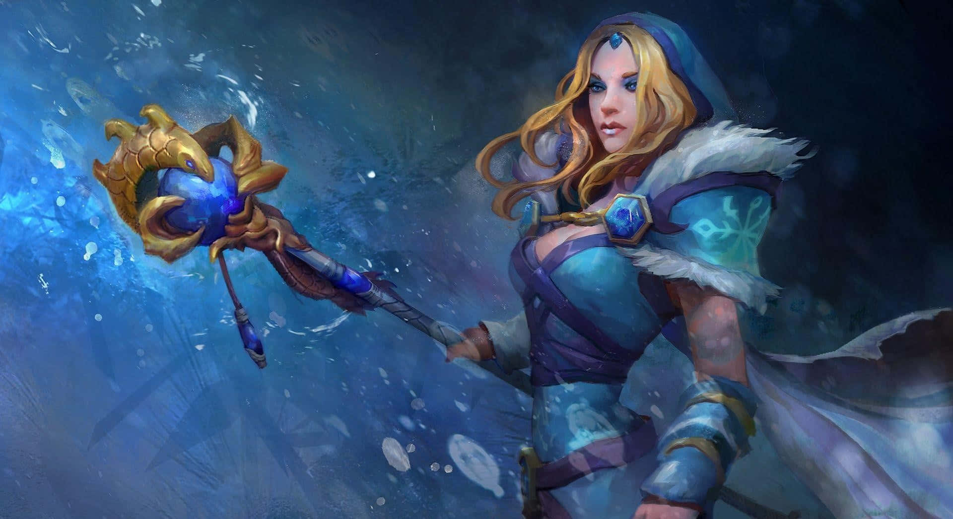 Stunning Crystal Maiden in action Wallpaper