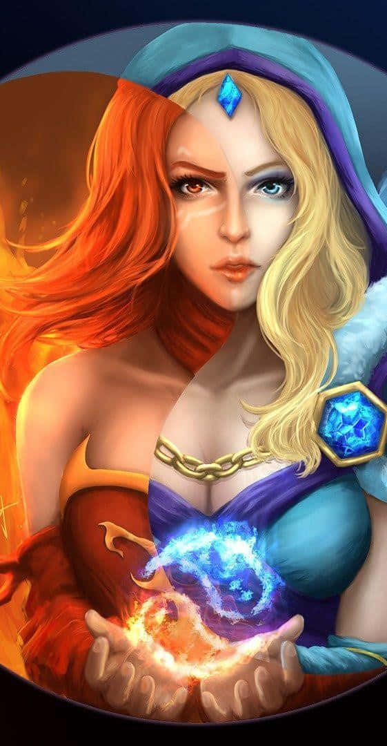 Crystal Maiden - The Icy Sorceress Wallpaper