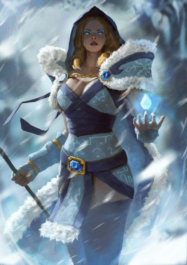 Enchanting Crystal Maiden Unleashed Wallpaper