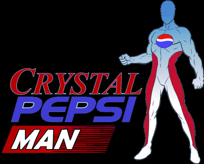 Crystal Pepsi Man Superhero PNG