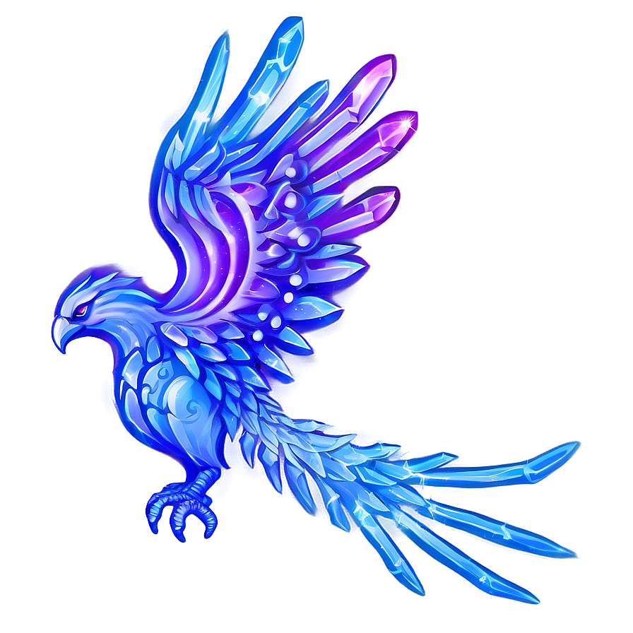 Crystal Phoenix Rising Png Uyi PNG