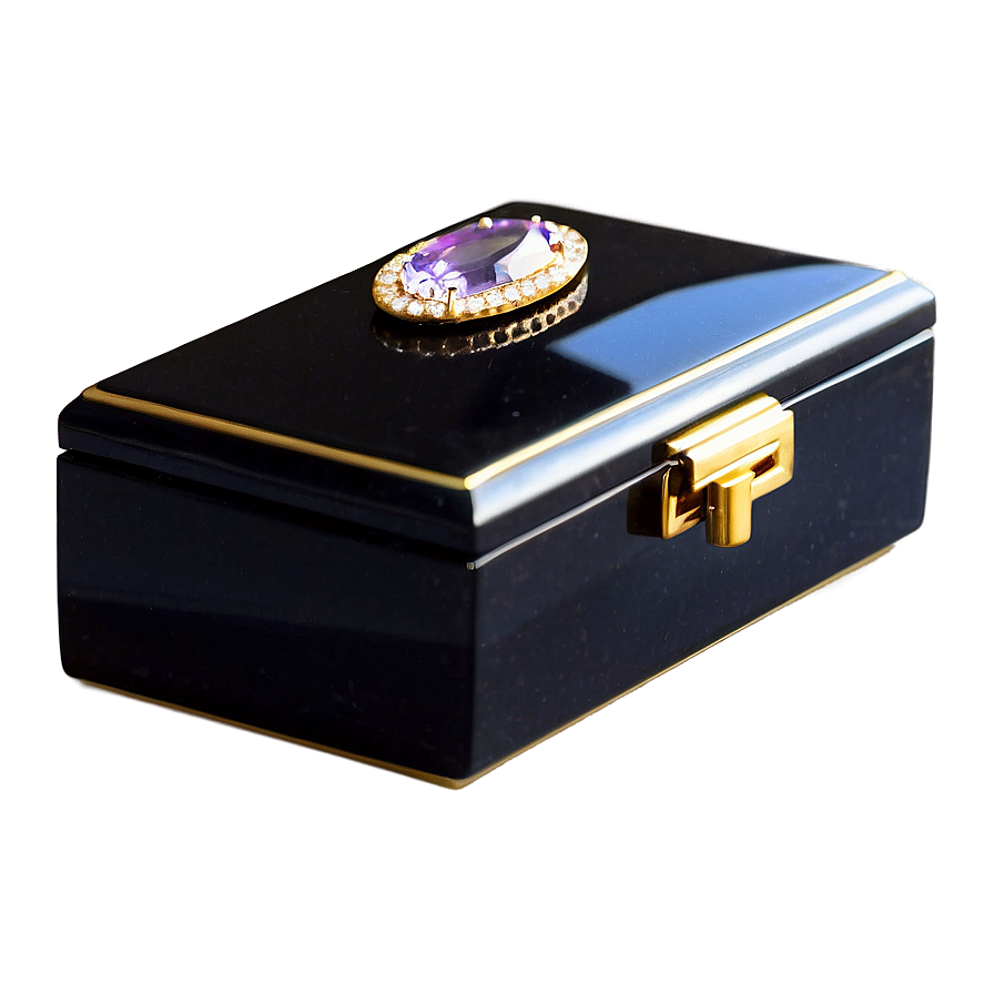 Crystal Studded Jewelry Box Png Sif PNG