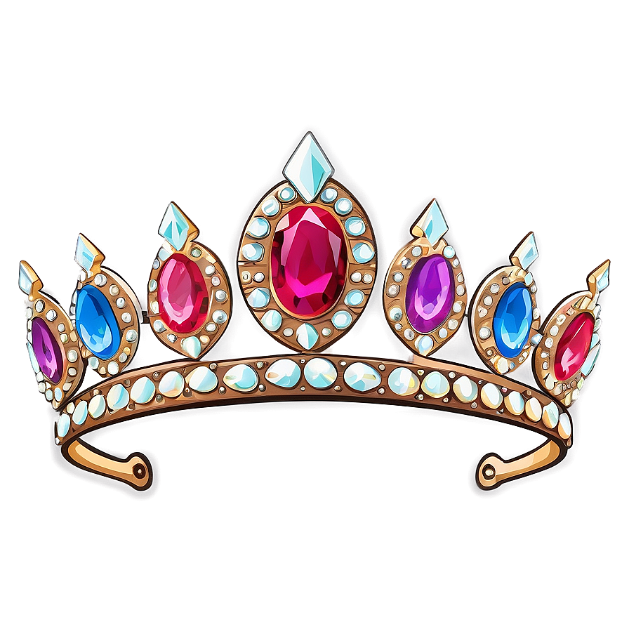 Crystal Tiara Drawing Png 11 PNG