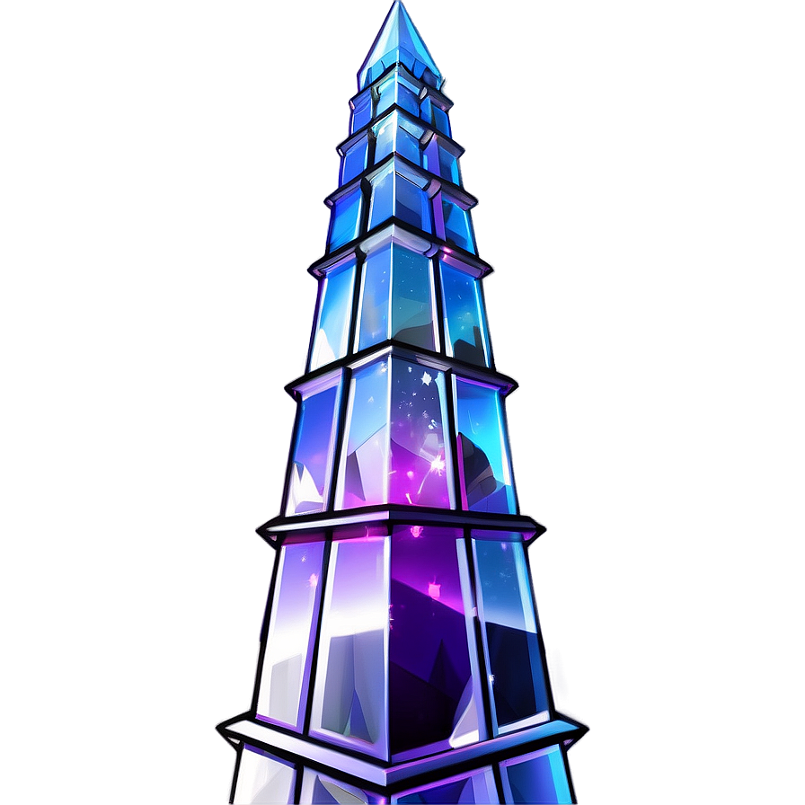 Crystal Tower Png 7 PNG