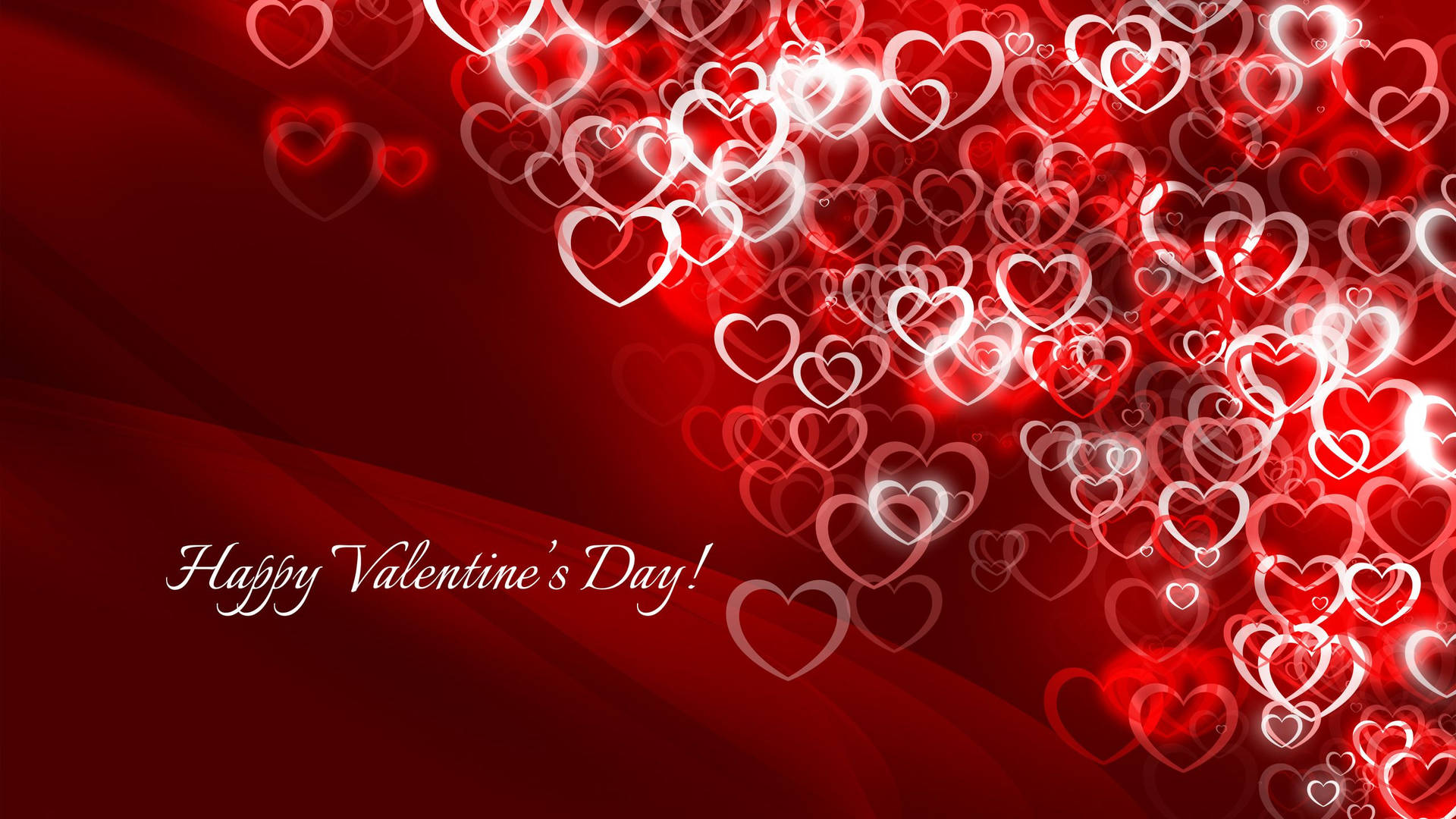 Crystalizing Valentine's Hearts Desktop Wallpaper