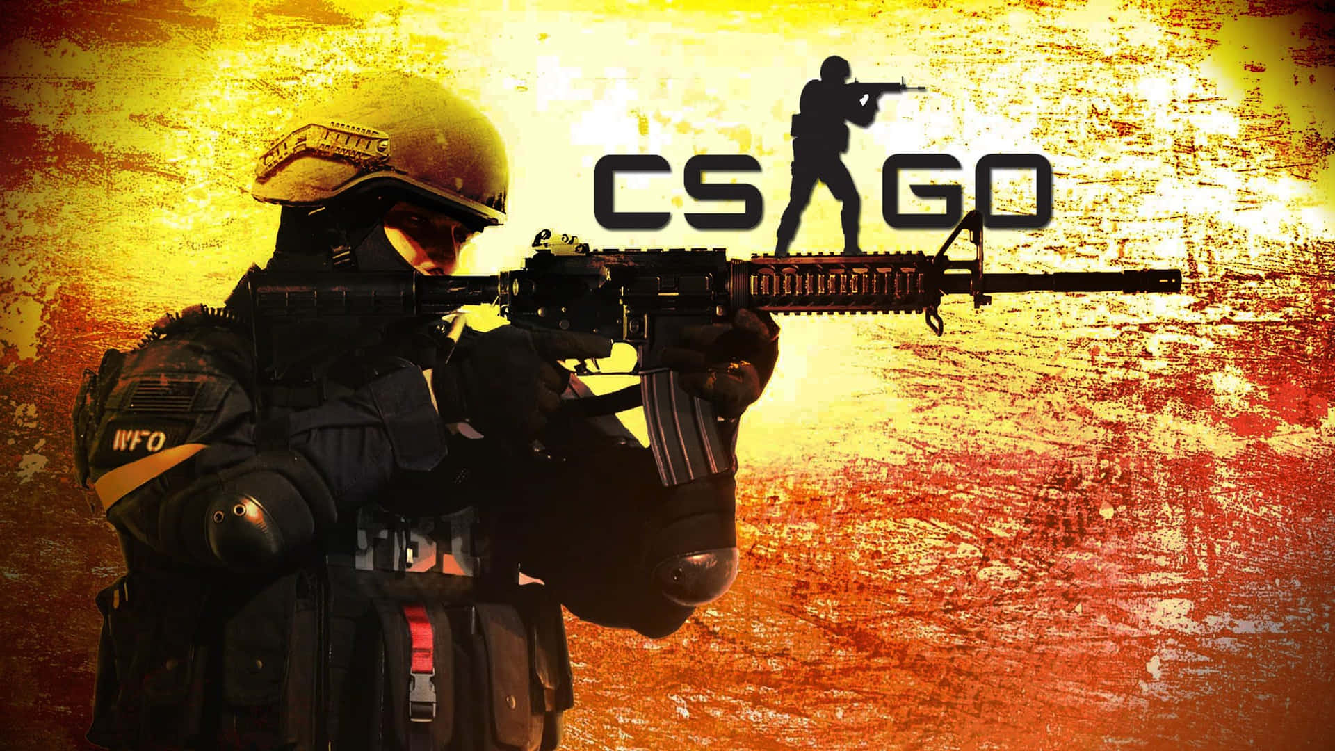 CS:GO Background - Play like a Pro Wallpaper