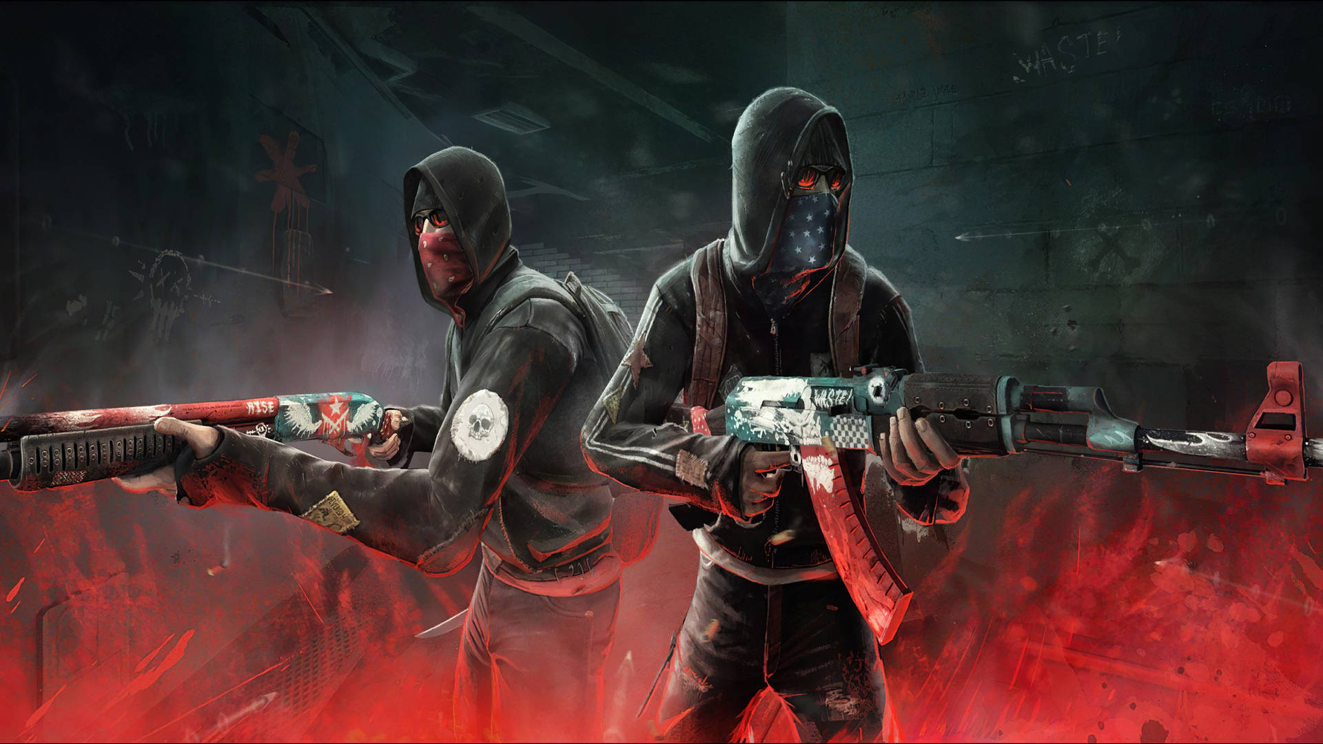 Cs Go Hooded Characters Background
