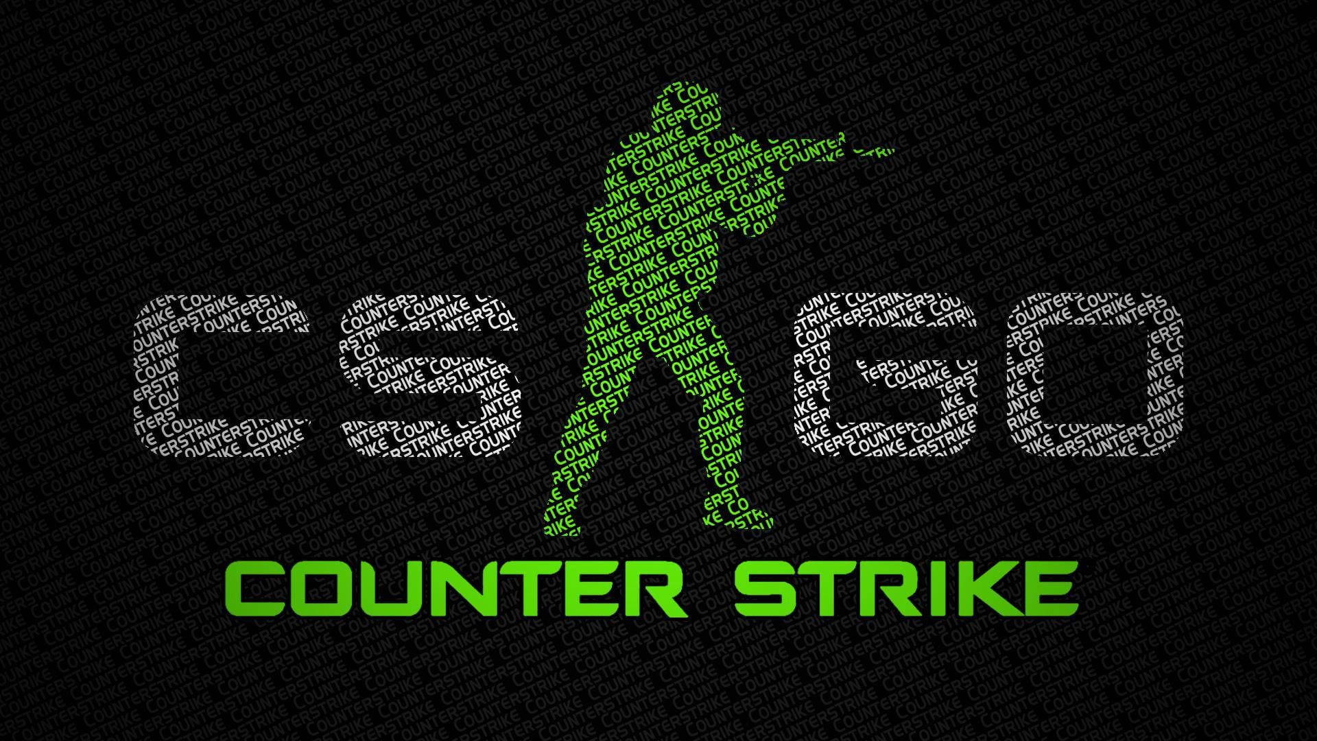 Cs Go In White And Green Wallpaper