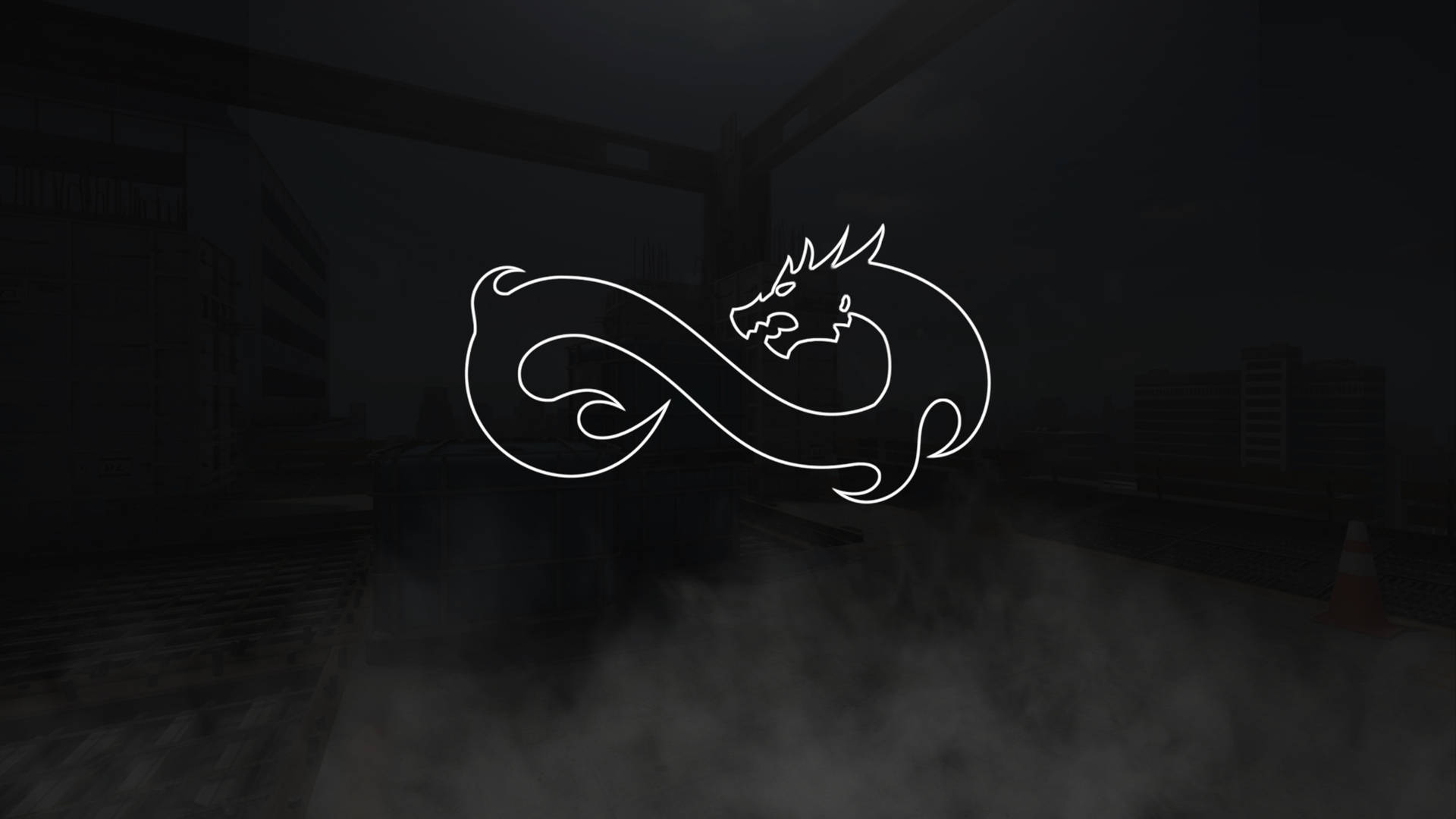 CS GO Serpent Dragon Outline Wallpaper