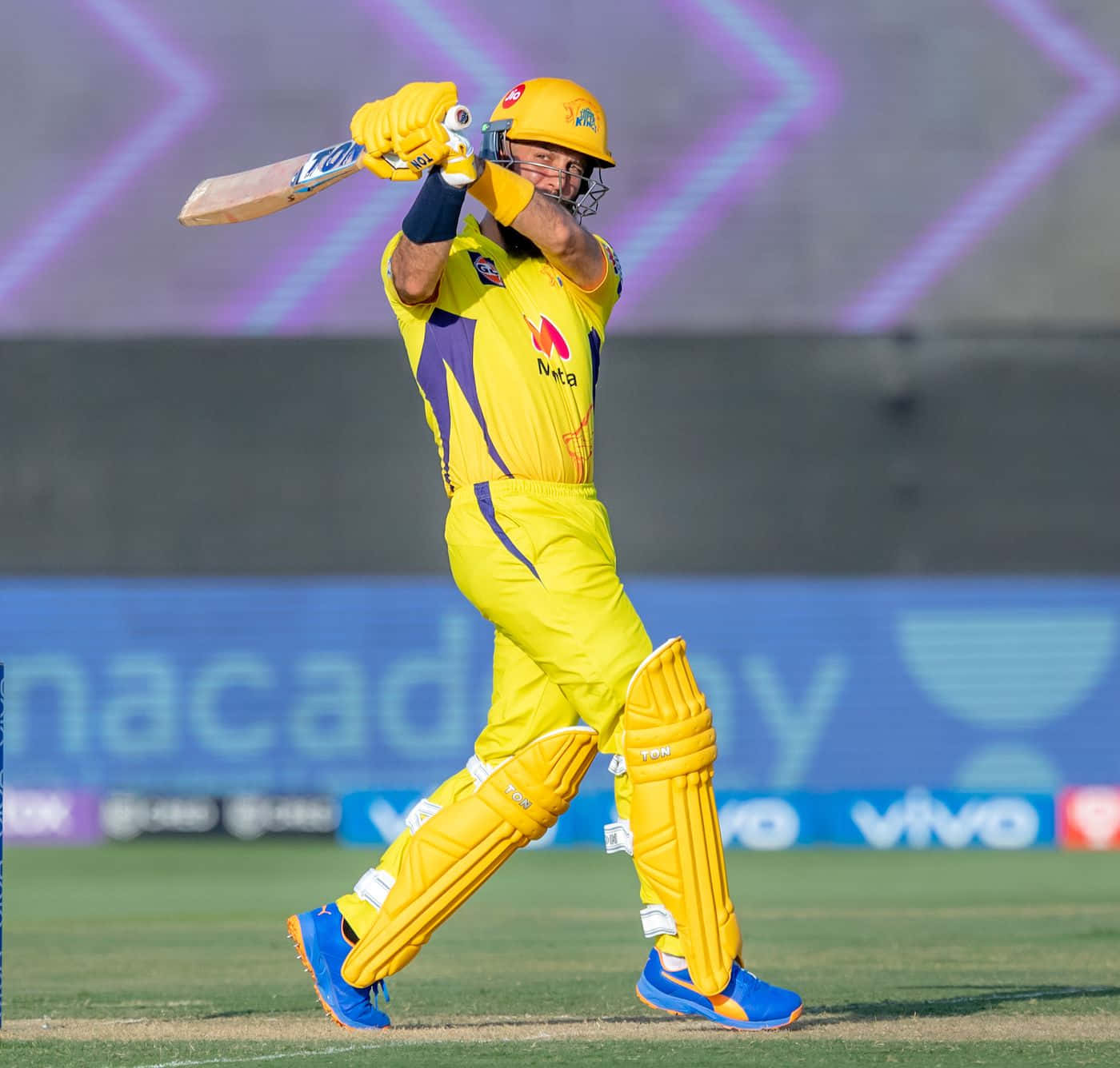 Chennai Super Kings Players in Action