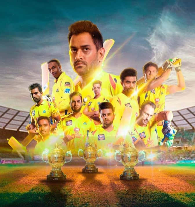 Chennai Super Kings (CSK) in action