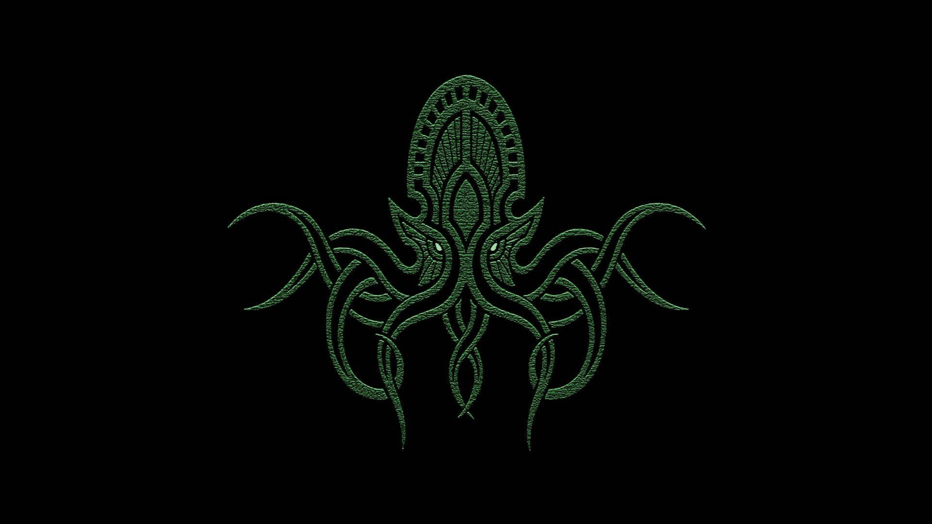The mysterious symbol of Cthulhu Wallpaper