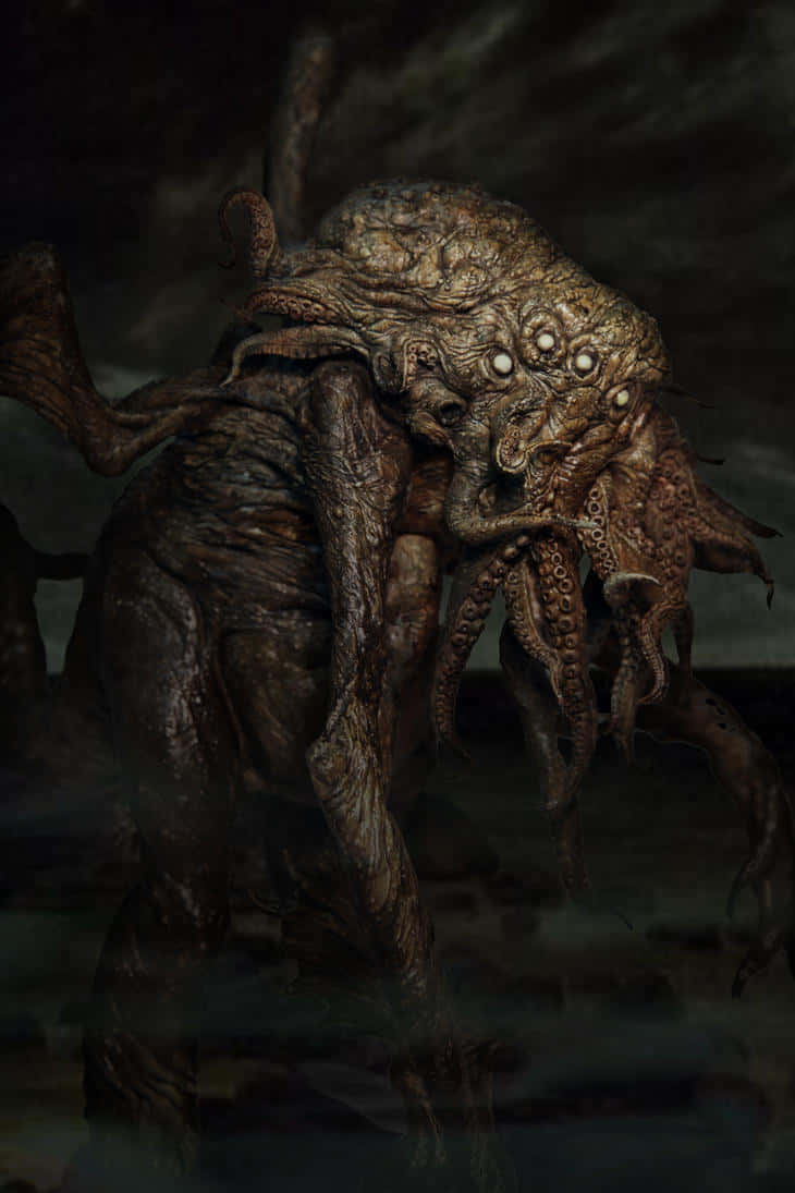 A Creature With A Large Head And A Large Body