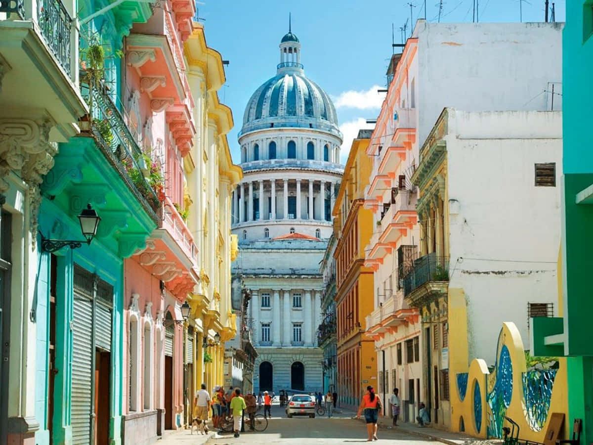 “Vibrant City Life in Havana, Cuba”