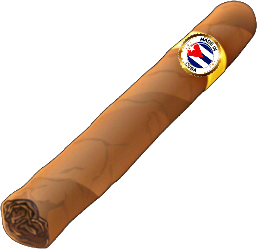 Cuban Cigar Single Item PNG