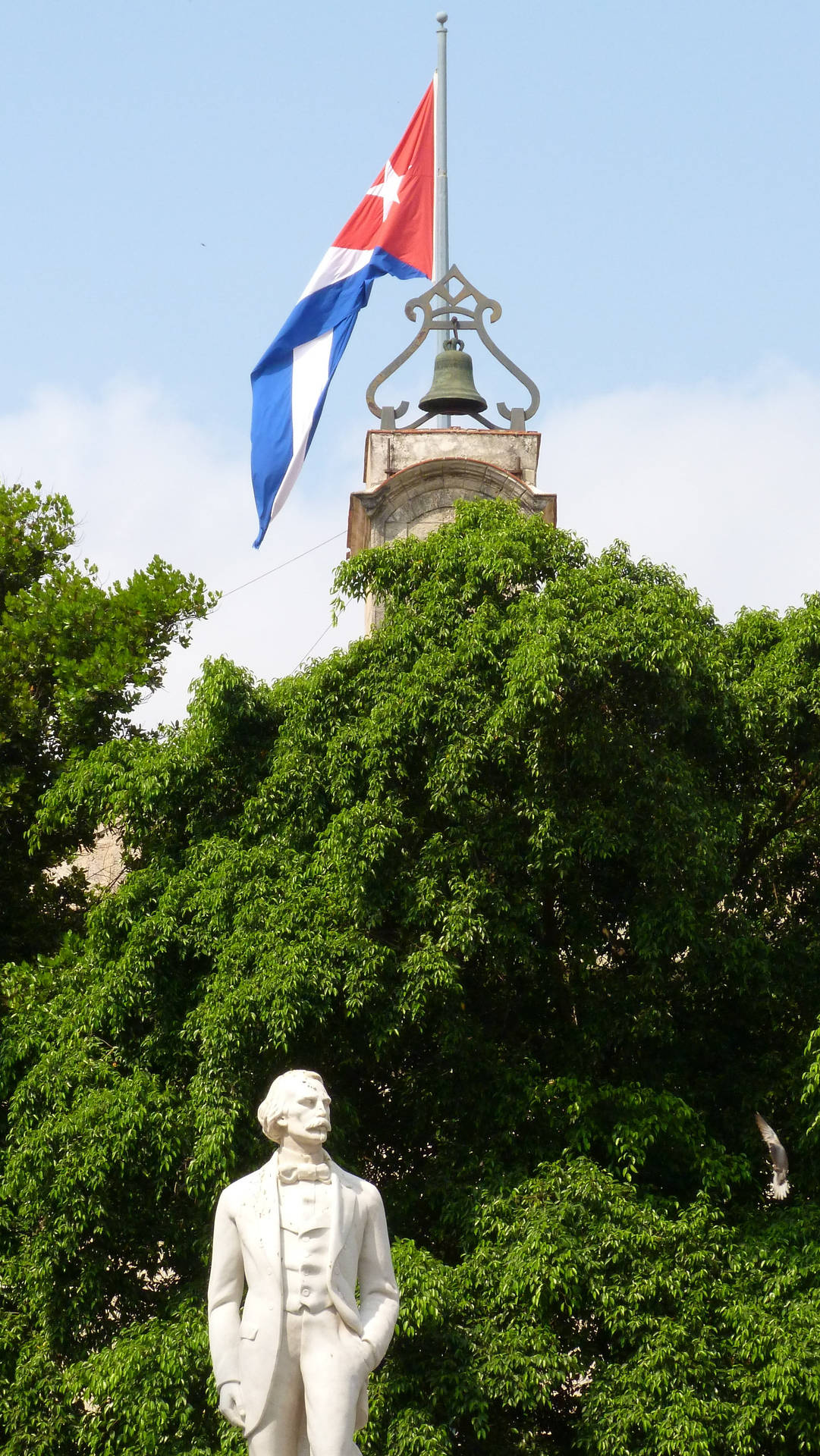 Cuban Flag Bell Tower