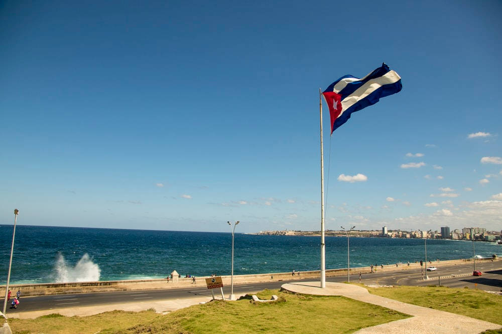 Cuban Flag Coastal Road Park