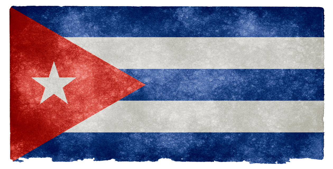 Cuban Flag Grungy Texture PNG