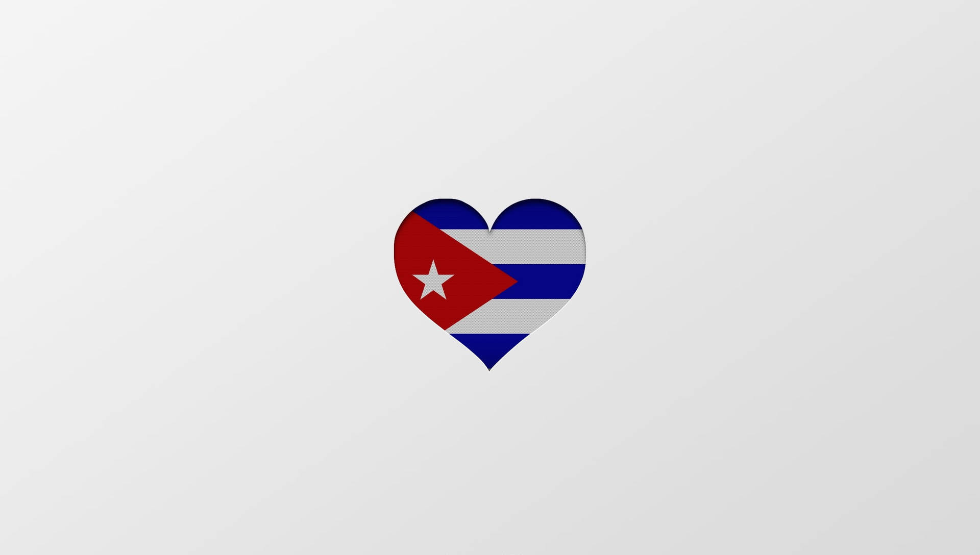 Cuban Flag In A Heart