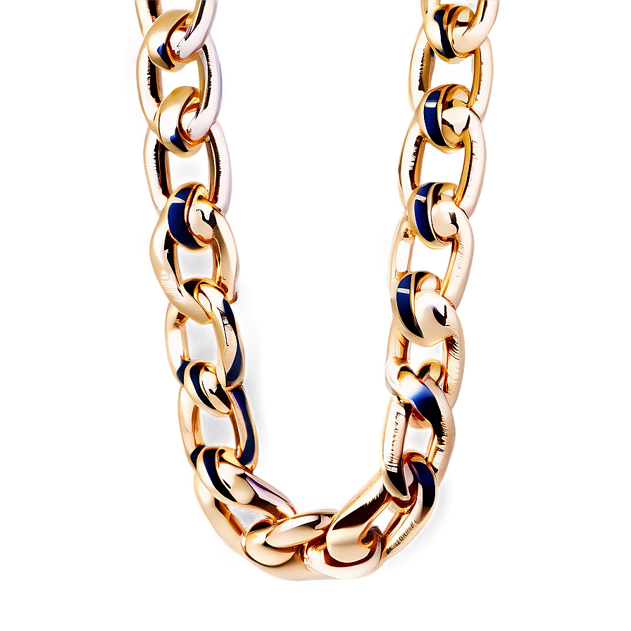 Cuban Link Chain With Lock Png 06132024 PNG