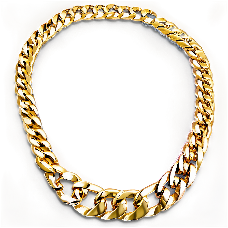 Cuban Link Chain With Pendant Png Vfn PNG