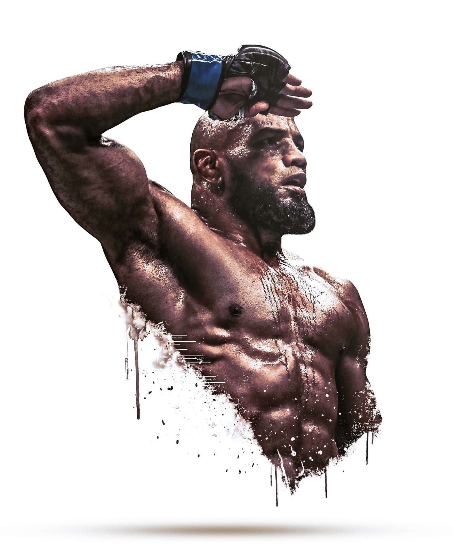 Caption: Intensity Personified - Mixed Martial Artist Yoel Romero in Action Wallpaper