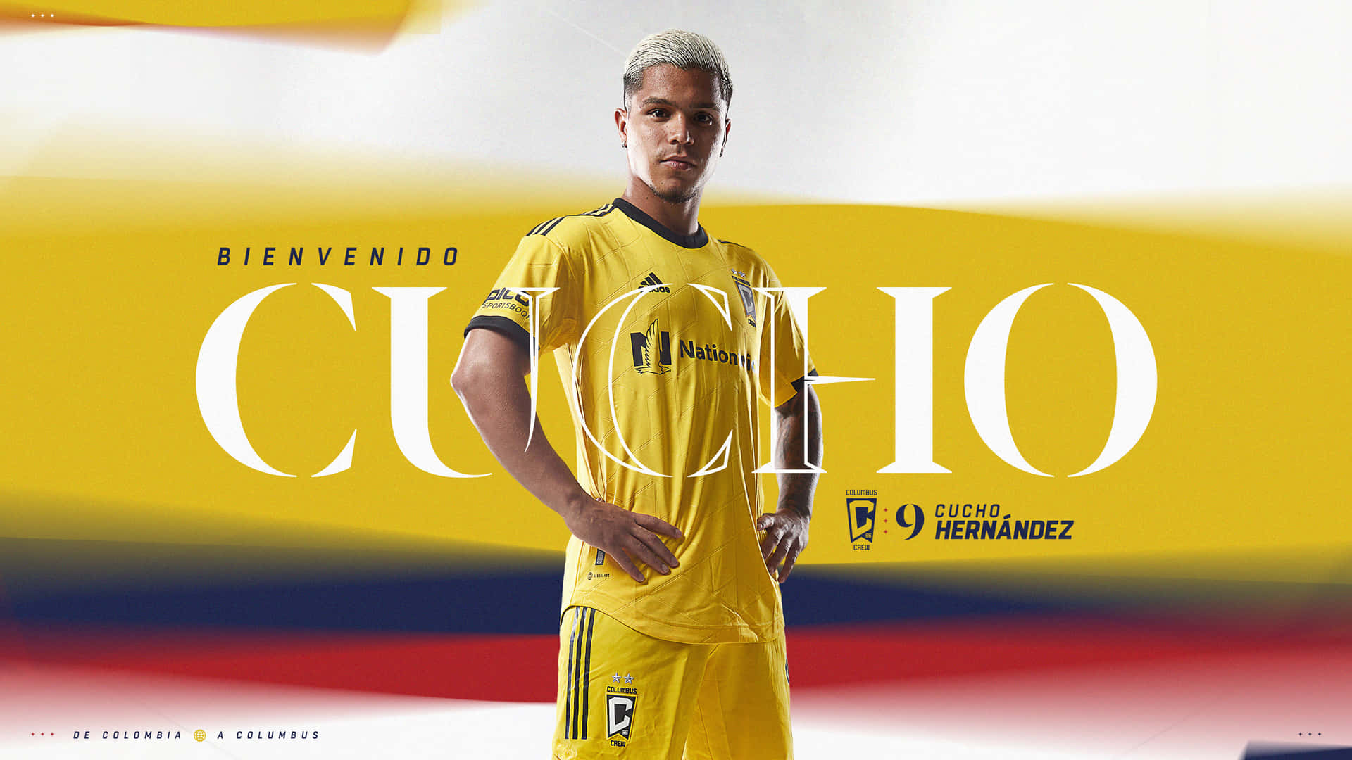 Cucho Hernandez Fodboldspiller Og Vinger Tapet Wallpaper