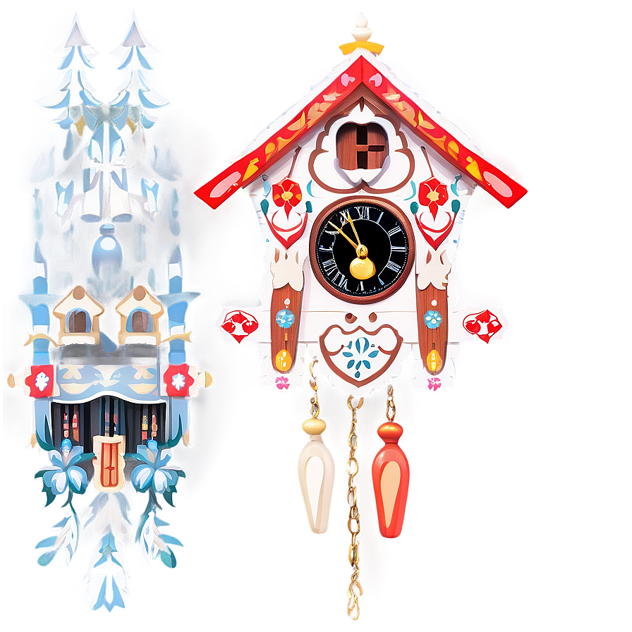 Cuckoo Clock Clipart Png Lhm54 PNG