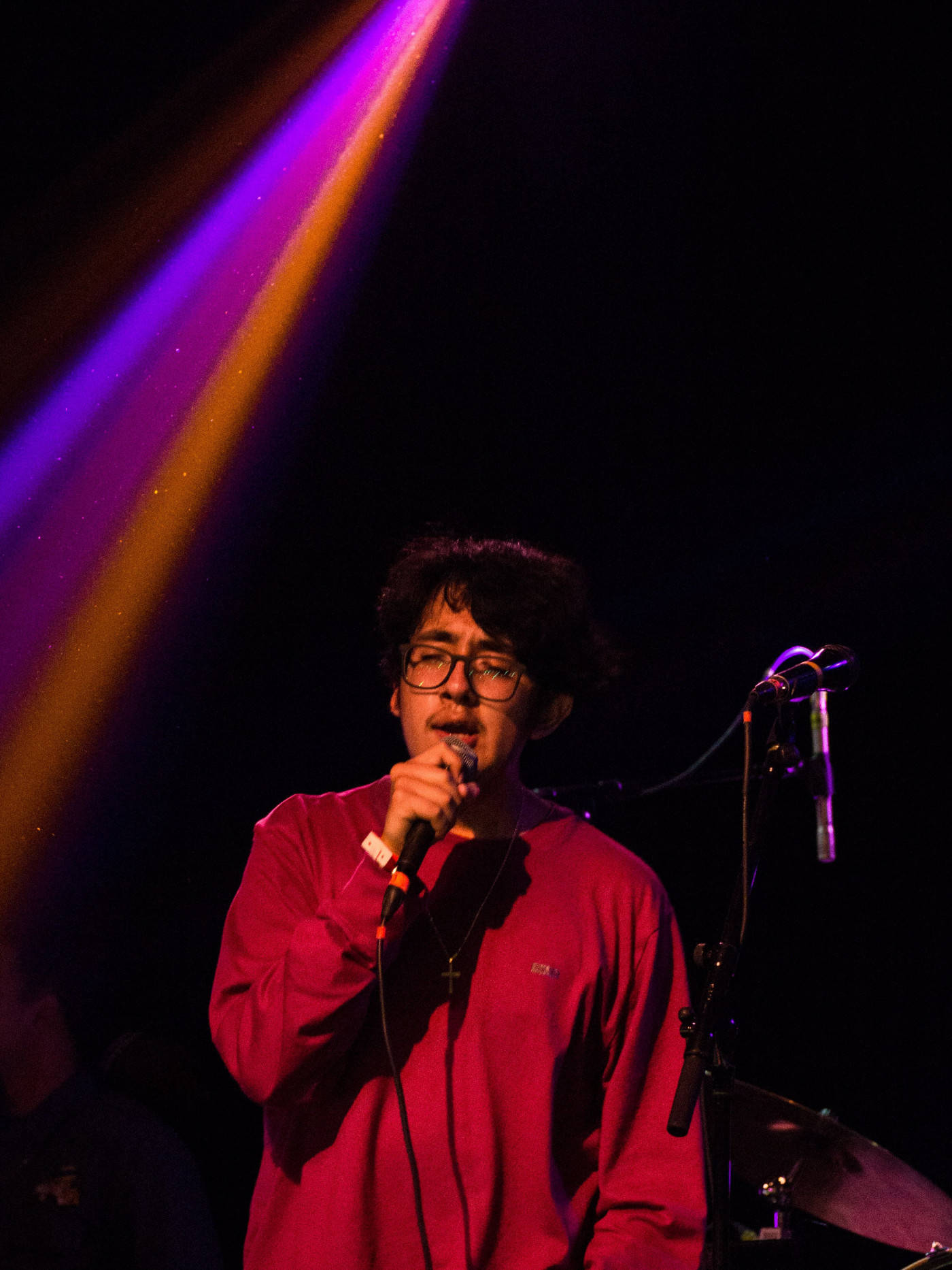Cuco Holding A Microphone Wallpaper