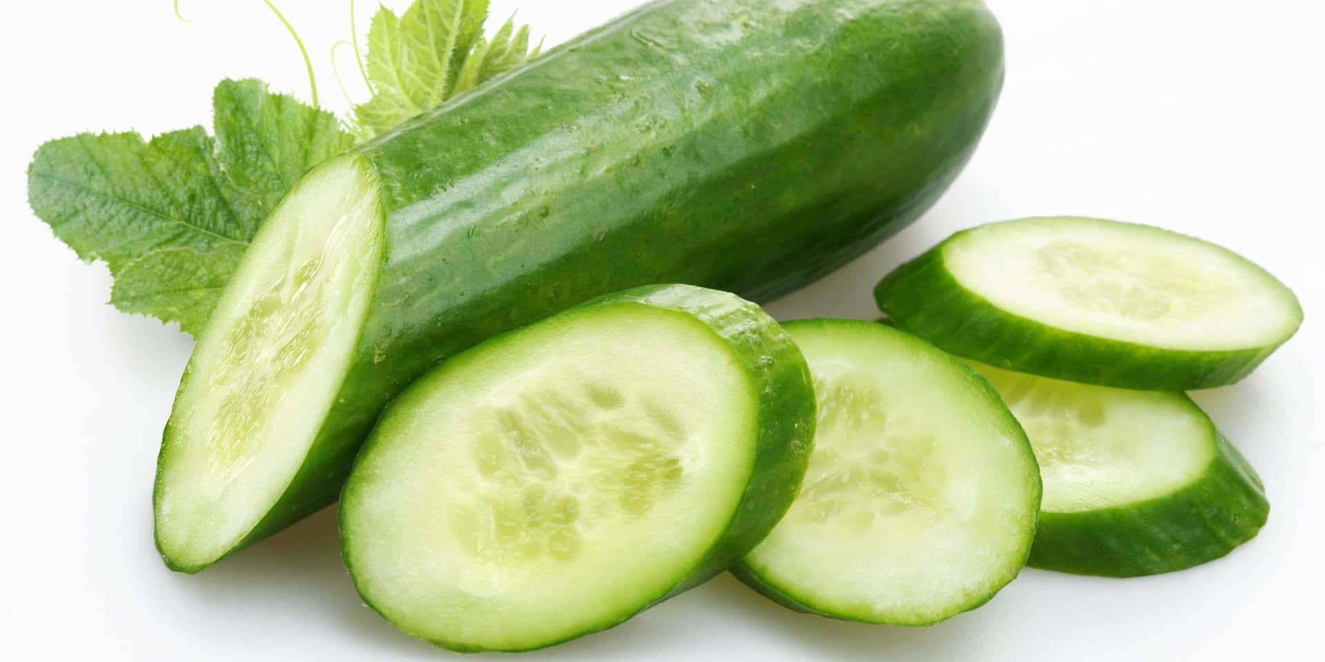 Freshly Cut Cucumber