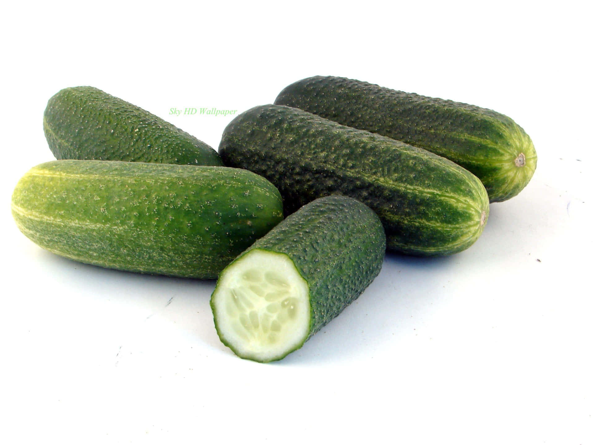 Freshly Sliced Cucumber