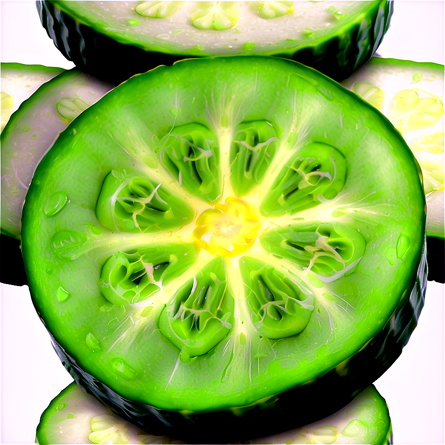 Cucumber Slice Png 06252024 PNG