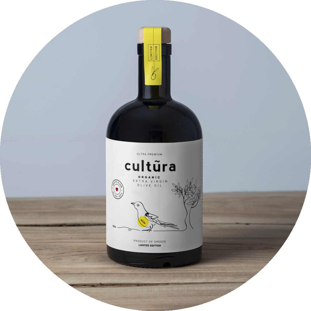 Cultura Organic Extra Virgin Olive Oil PNG