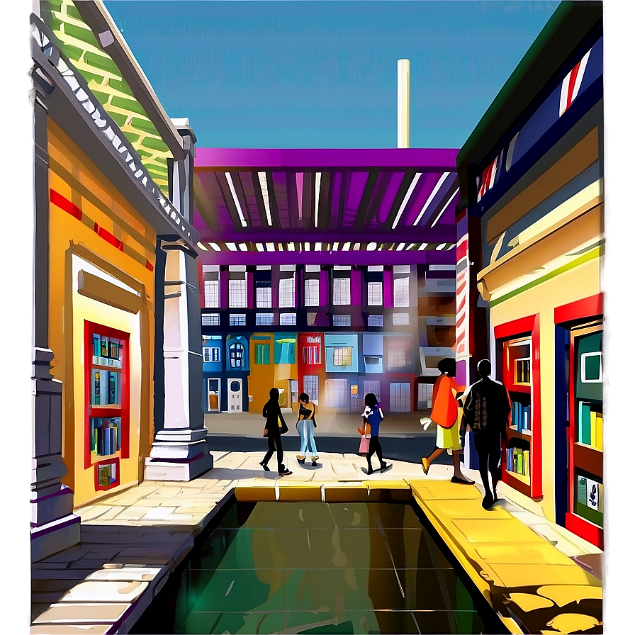 Cultural Quarter Illustration Png 80 PNG