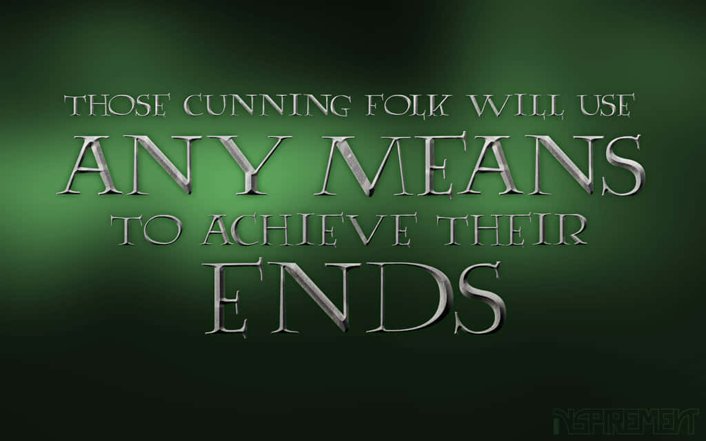 Cunning Folks Quote Wallpaper