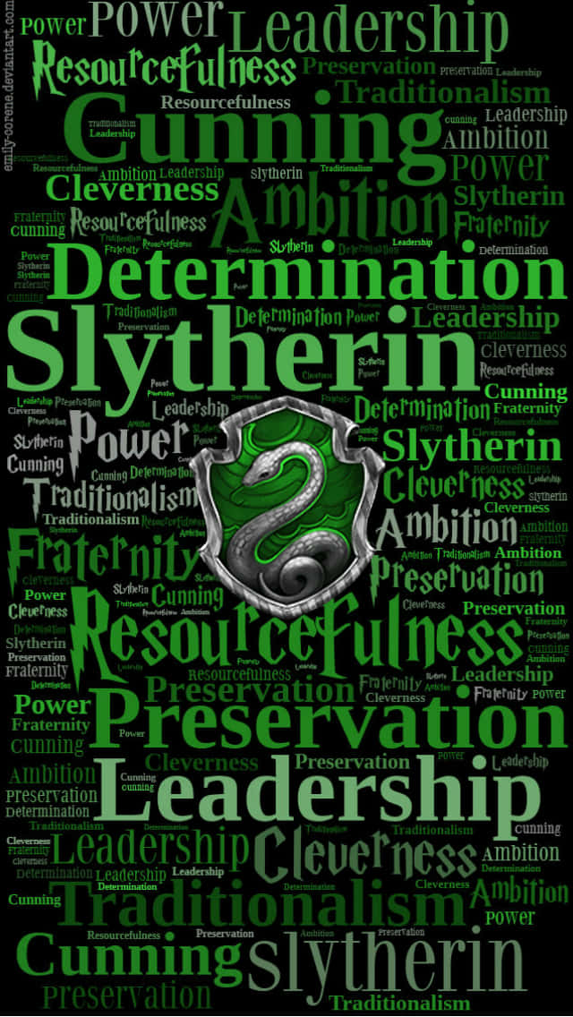 Cunning Slytherin Description Wallpaper
