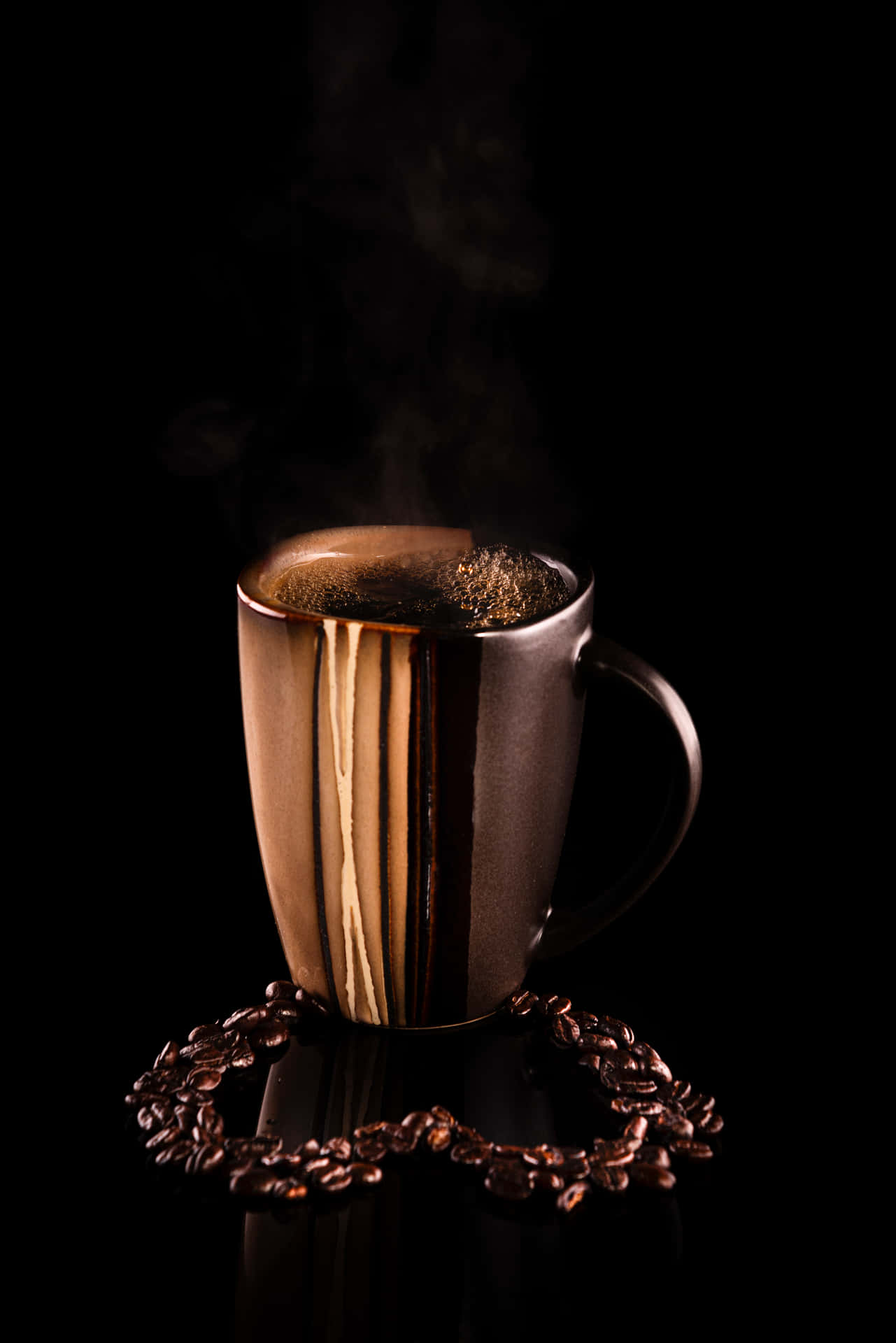 Golden Cup Of Coffee Pictures
