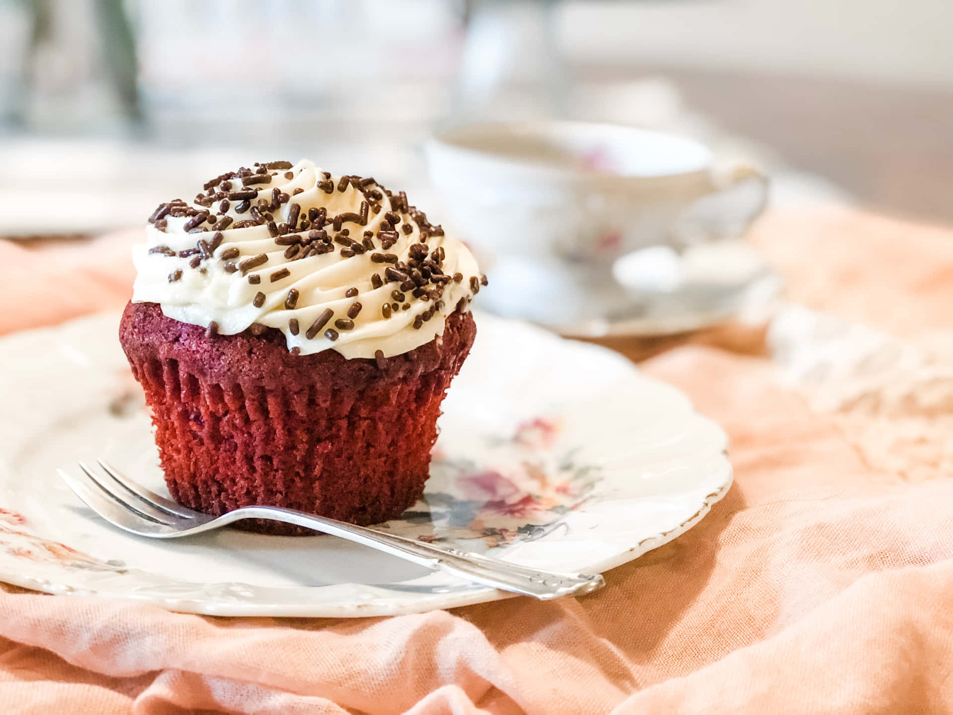 Enjoy a deliciously sweet treat with a cupcake!