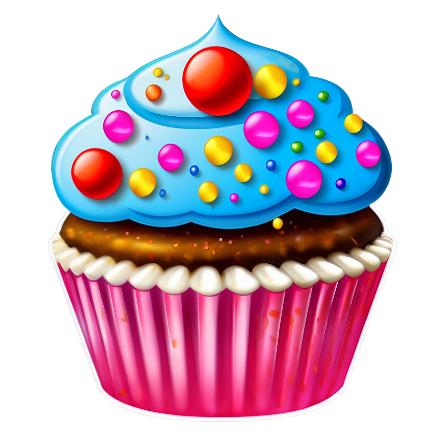 Download Cupcake Emoji Png 04292024 | Wallpapers.com