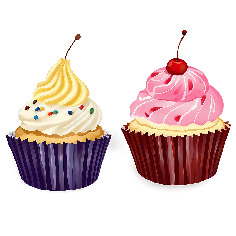 Cupcake Illustration Png Iis PNG