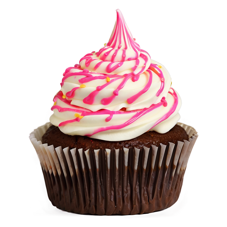 Cupcake With Frosting Swirl Png Yjm46 PNG