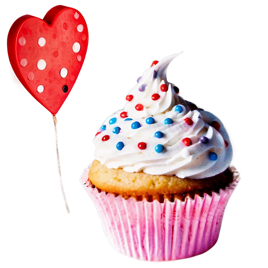 Cupcake With Heart Png Flb15 PNG
