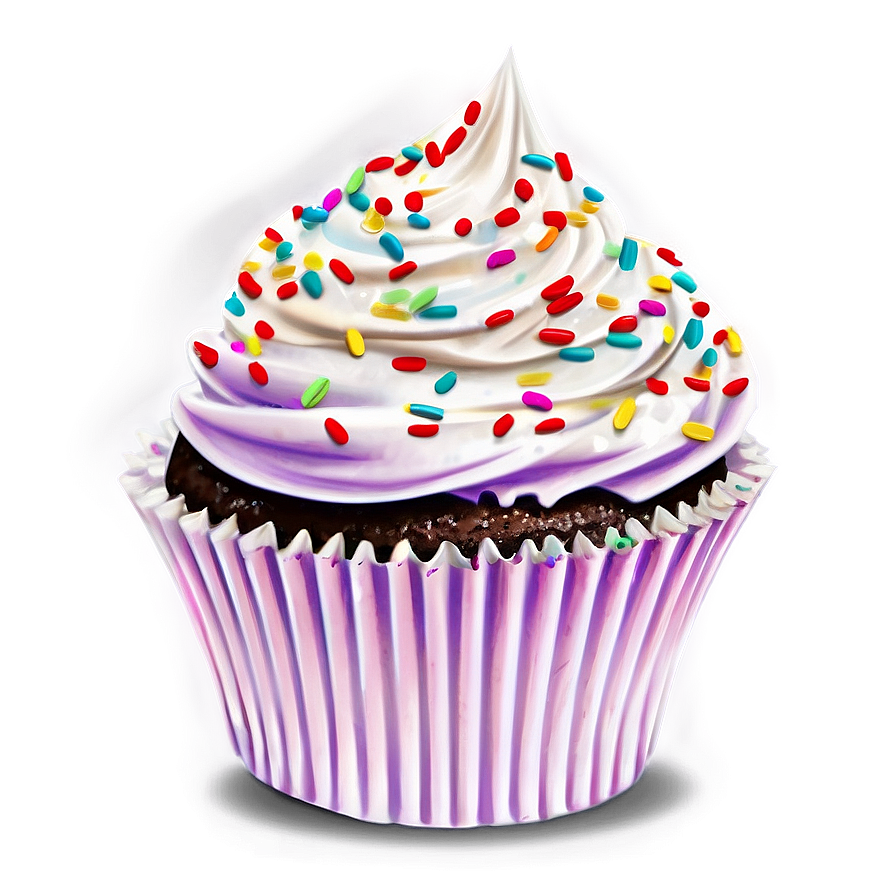 Download Cupcake With Sprinkles Png 05032024 | Wallpapers.com