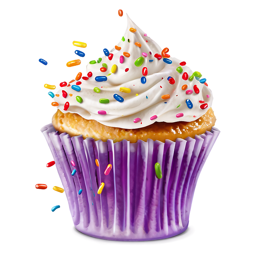 Cupcake With Sprinkles Png 05032024 PNG