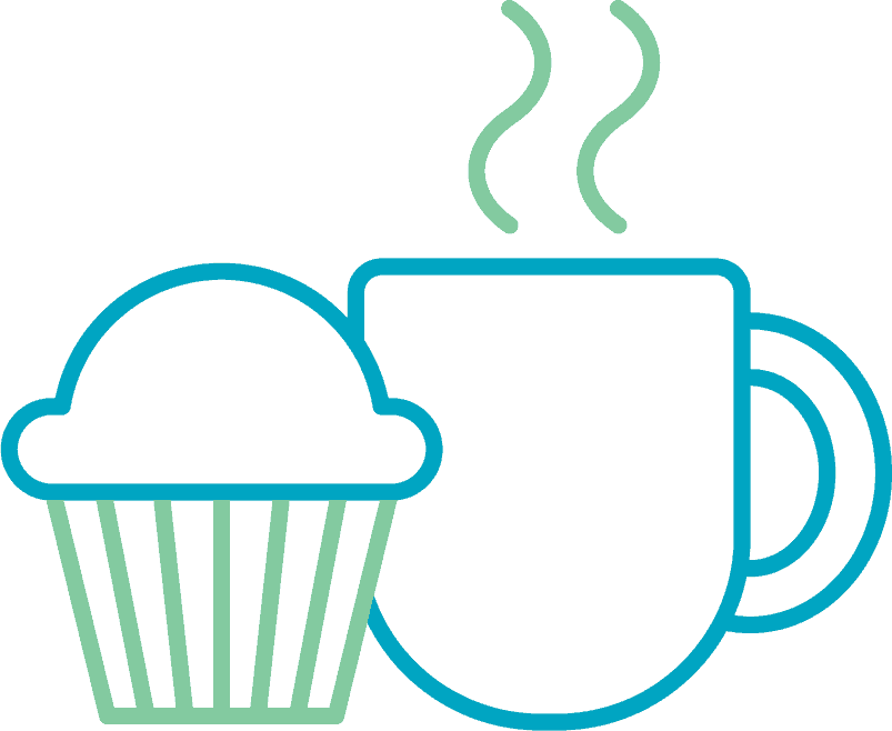 Cupcakeand Coffee Icon PNG