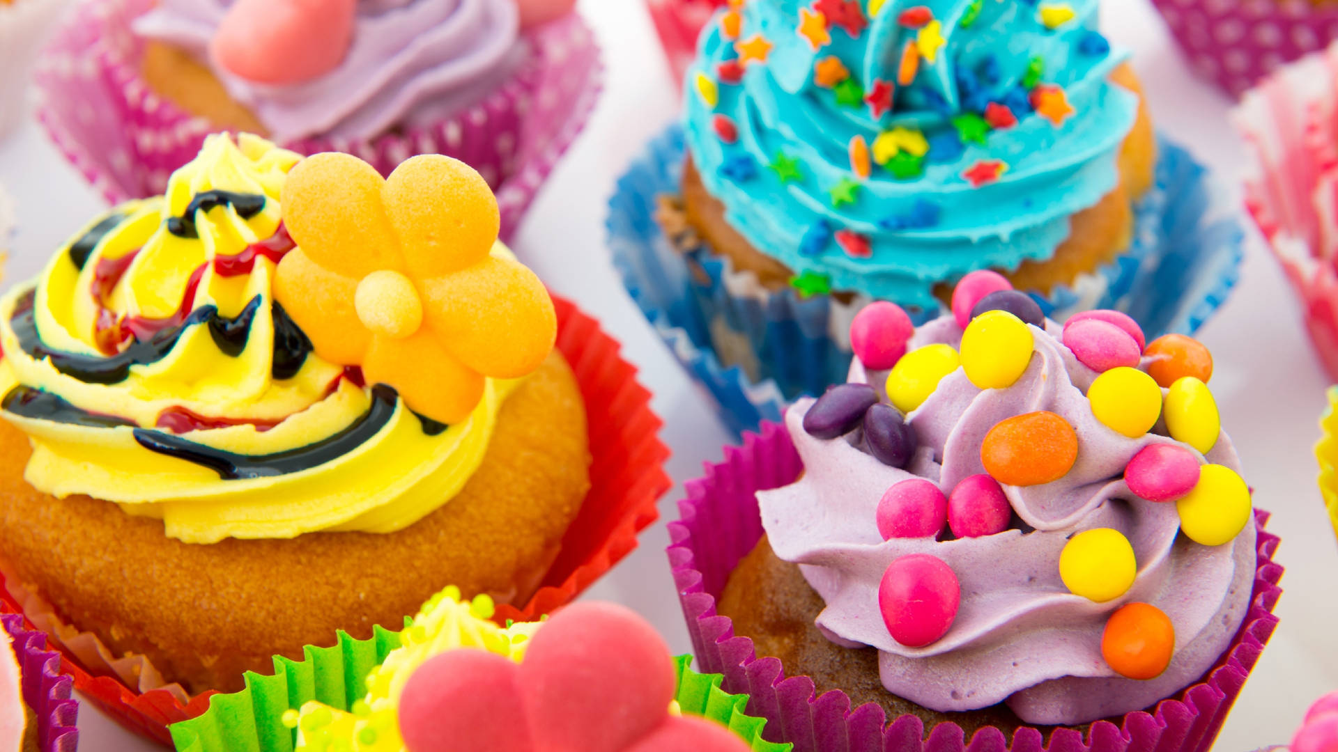 Cupcakes Photo Background Wallpaper